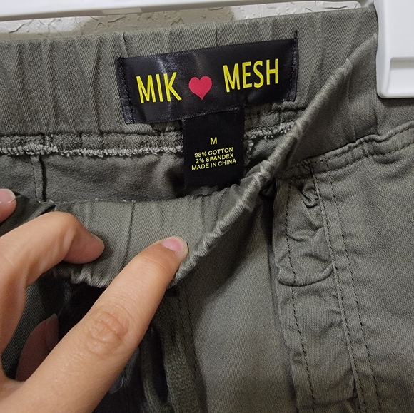 Green/gray cargo pants - Picture 4 of 6